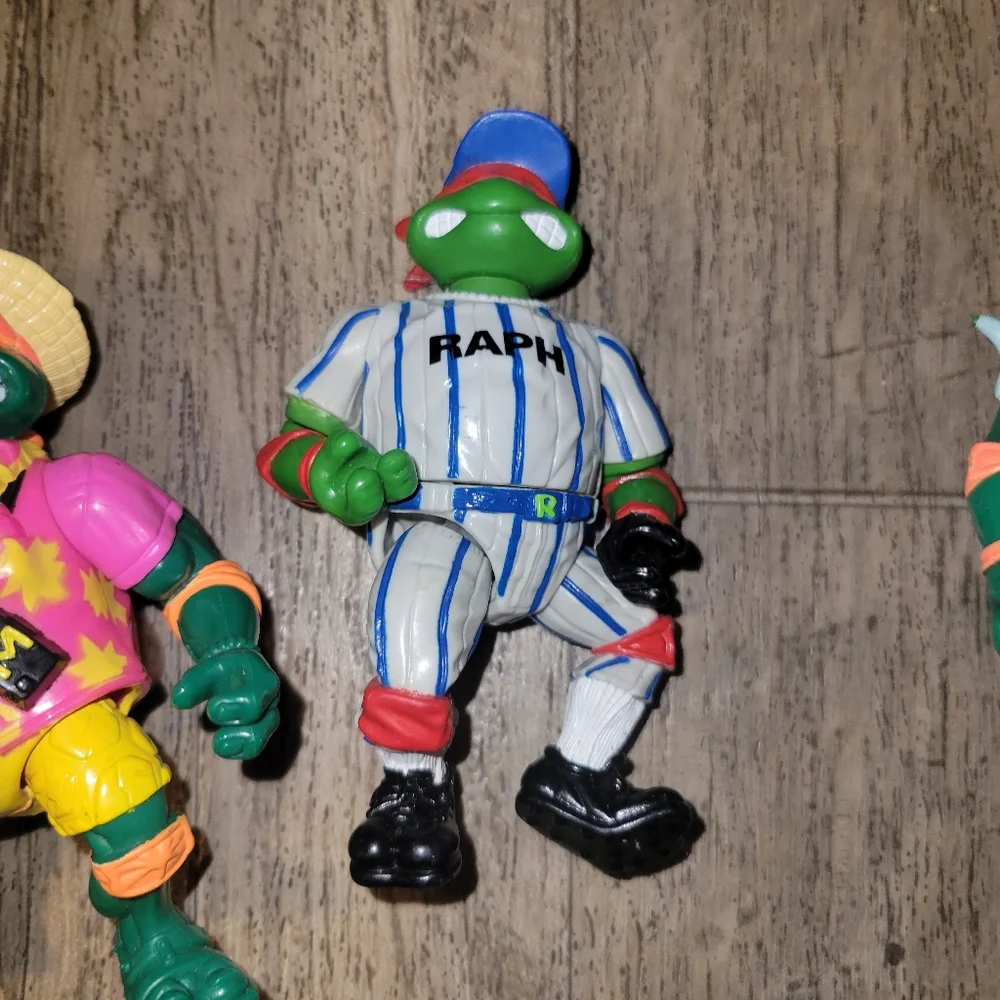 VTG TMNT Teenage Mutant Ninja Turtles Mixed Figure Lot of 12 .. 90s